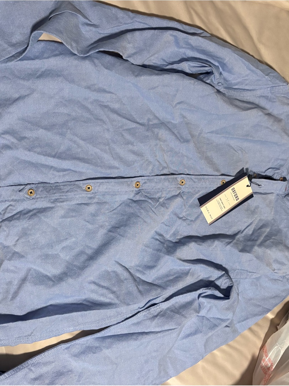 Oxford Sky Blue Casual Button-Down Shirt